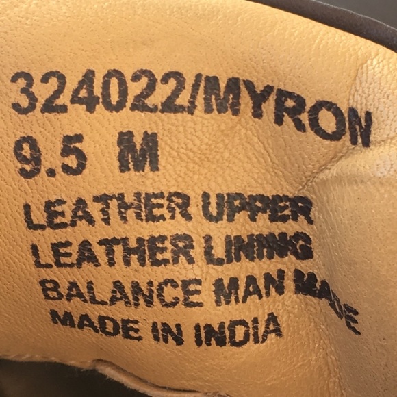 Men’s gallus leather shoes 9.5 main image 11